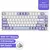 Ajazz ak820l teclado mecânico - comprar online