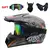 Capacete de rosto inteiro para motocicleta off-road