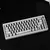 Teclado Mecânico FSWHBY design Esboço Preto e Branco - Shop 4 Express