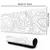 Non-Slip Rubber Gaming Mouse Pad, grande teclado, laptop, mesa, tapete - loja online