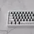 Teclado Mecânico FSWHBY design Esboço Preto e Branco