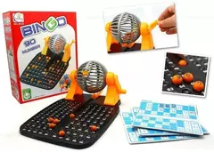 Bingo Lotto 90numeros Juego De Mesa Bolillero 24cartones