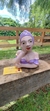 Boneca Namoradeira Lilás – Charme e Elegância para Sua Varanda e Janela - comprar online