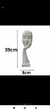 Estátua Abstrata "Rosto Pensadora" – Sofisticação e Reflexão para Sua Decoração - Salmar