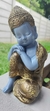 Buda Sidarta Azul e Ouro Envelhecido – Tradição e Espiritualidade na Decoração - Salmar