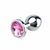 Plug Redondo Anal Metal Cromado - Tamanho P, M e G - comprar online