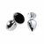Plug Redondo Anal Metal Cromado - Tamanho P, M e G - comprar online