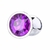Plug Redondo Anal Metal Cromado - Tamanho P, M e G - loja online