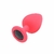 Plug Anal Aveludado - Tamanho - M - Pink