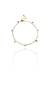 Tornozeleira Com Zircônia Coloridas Banhado em Ouro 18k - comprar online