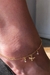 Tornozeleira com Pingente de Espirito Santo Banhado em Ouro 18k - ZENU