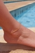 Tornozeleira com Micro Corações na Corrente Banhado em Ouro 18k na internet