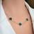 COLAR TREVO VERDE (CHOKER)
