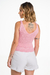 Blusa Feminina Cropped Tricot Rendado na internet