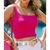 Blusa Regata Cropped Feminina em Modal Top - comprar online