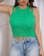 Cropped Detalhe Alçinha Moda Tricot - comprar online