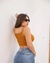 Cropped Feminino Alcinha Com Tranças Moda Blogueiras na internet