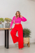 Cropped Manga Bufante Longa Liso Tricot Feminino - comprar online
