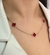 COLAR TREVO VERMELHO (CHOKER)
