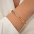 PULSEIRA DE ELOS OVAIS FINOS DUAS CORES - comprar online