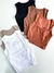 Cropped Feminino em Suplex Decote Quadrado Seleste Ref.1014 na internet