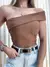 Cropped Feminino Nula Manga Clara ref;1056 - comprar online