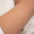 PULSEIRA DE CORRENTE VENEZIANA COM BOLINHA LISA