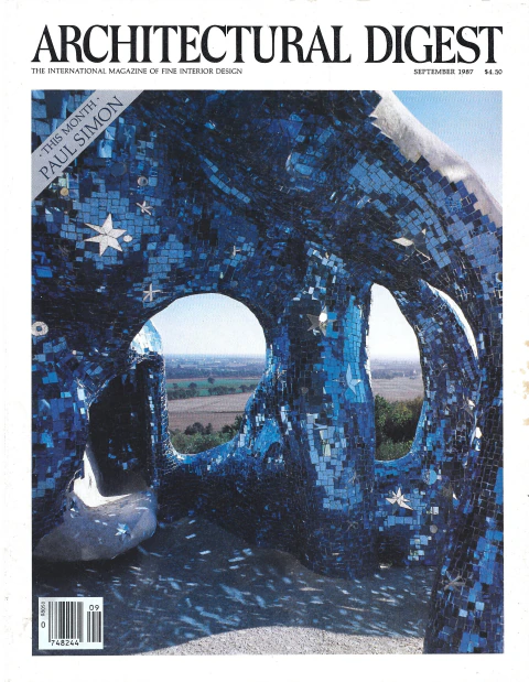 Revista Architectural Digest - EUA, Setembro de 1987