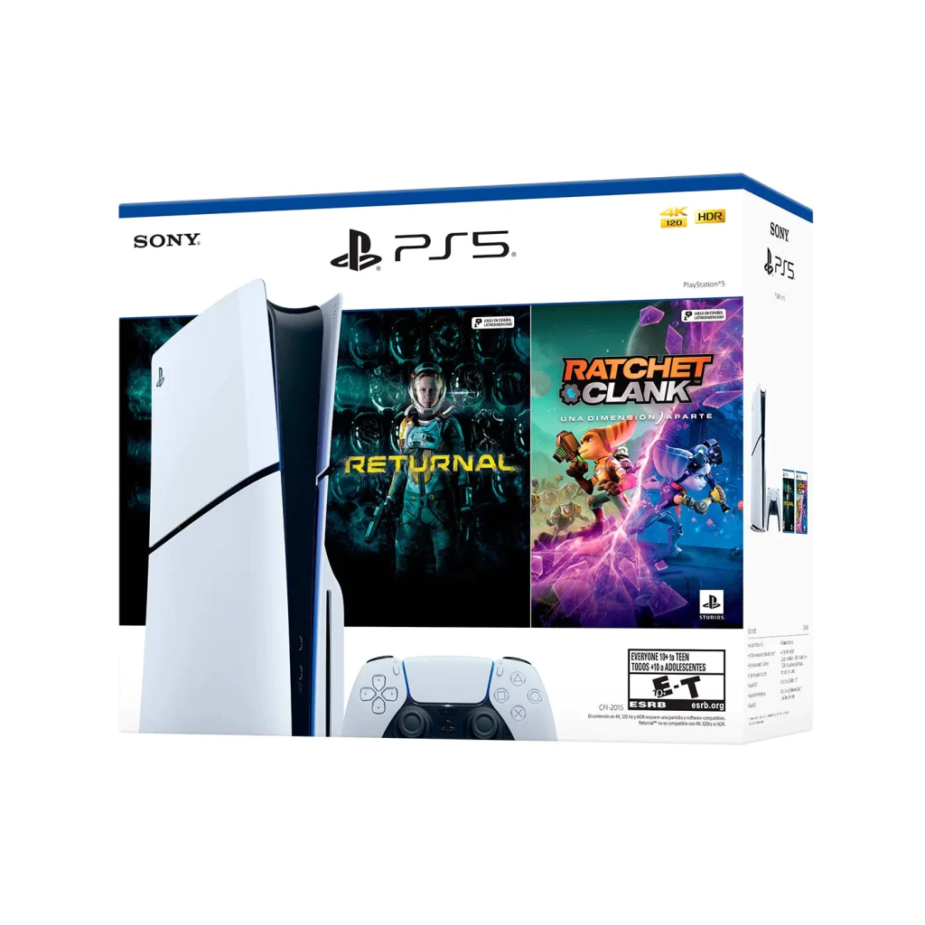 PS5 Slim con 2 juegos incluidos