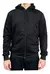Campera Con Corderito Capucha Y Cierre