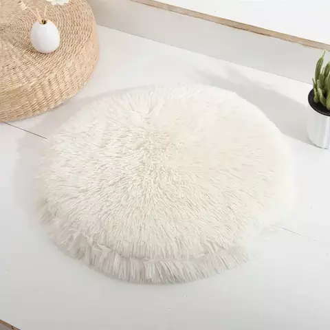 Cama redonda para pets / aconchegue seu pet com um toque fino e suave!