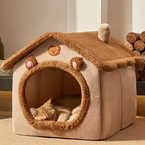Casinha Estilo Pet – A Cama Perfeita para Seu Pet se Sentir Aconchegado e Seguro! - comprar online
