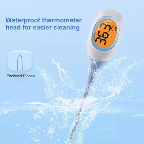 Termômetro Digital Retroiluminado – Medição Rápida e Suave para Toda a Família!