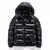 Puffer Negra Reflectante - comprar online