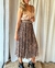 Falda print midi en internet