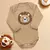 Bodie Infantil Manga Longa Bordado 3D Premium (0-12 Meses) na internet