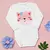 Bodie Infantil Manga Longa Bordado 3D Premium (0-12 Meses)