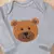 Bodie Infantil Manga Longa Bordado 3D Premium (0-12 Meses) na internet