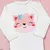 Imagem do Bodie Infantil Manga Longa Bordado 3D Premium (0-12 Meses)