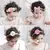 Tiara Bebê Recém-Nascido Elástica de Nylon – Conforto e Estilo para Pequenas Princesas - loja online