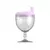 Mini Copo de Vinho para Bebê com Tampa – Garrafinha 150ml Estilo Brincadeira
