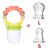 Chupeta Bebê Antiengasgo com Tela de Silicone – Ideal para Frutinhas Naturais - Encanto de Mãe