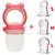 Alimentador Infantil Antiengásgo – Silicone Macio para Frutas Naturais
