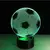 Luminária 3D Futebol – Luz Noturna com Toque e Ilusão Óptica LED - comprar online