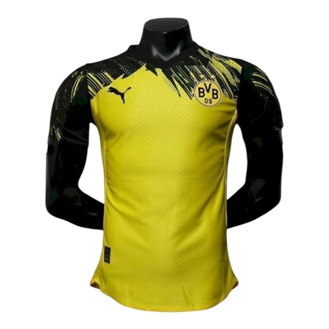 Camisa Borussia Dortmund I 25/26 - Jogador Puma Masculina - Amarela com detalhes em preto