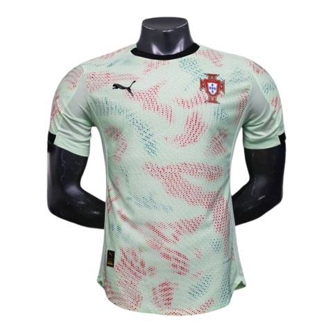 Camisa Seleção Portugal Pré-jogo 25/26 - Jogador Puma Masculina - Verde