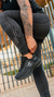 W 39 ZAPATILLAS RUNERS NEGRO CON PLATA - comprar online