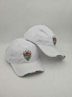 Boné Dad Hat Branco Escudo Young Flu