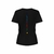 Remera deportiva Roma Negro con Multicolor - comprar online