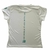 Remera deportiva Roma blanco con Aqua